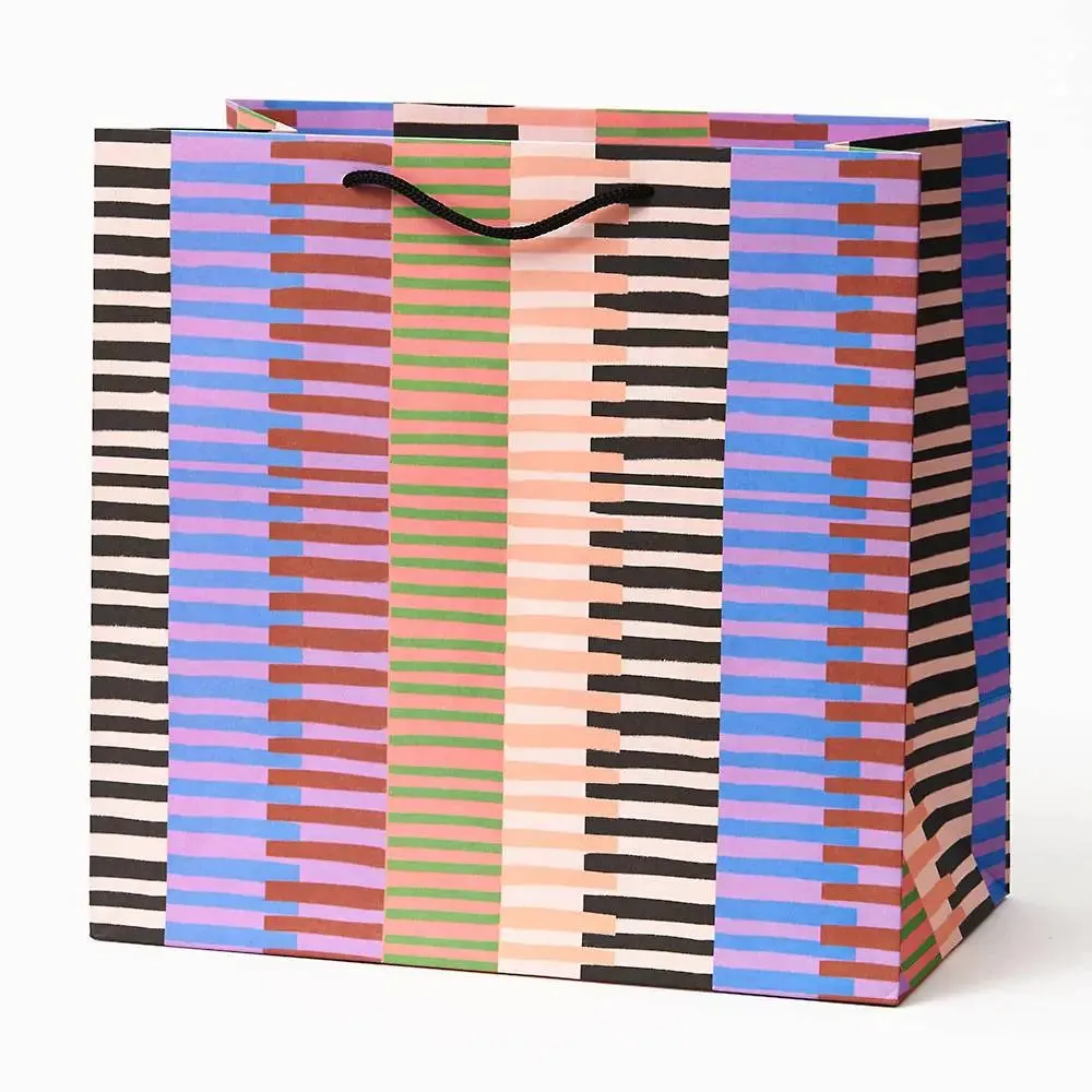 Gift Bag Large - Colourful Stripes