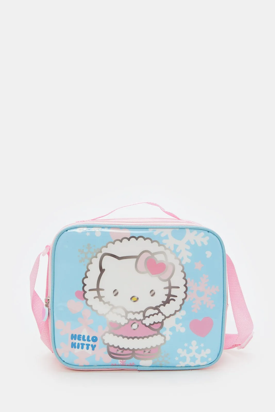 Girls Pink Hello Kitty Print Trolley Set (5 Piece)