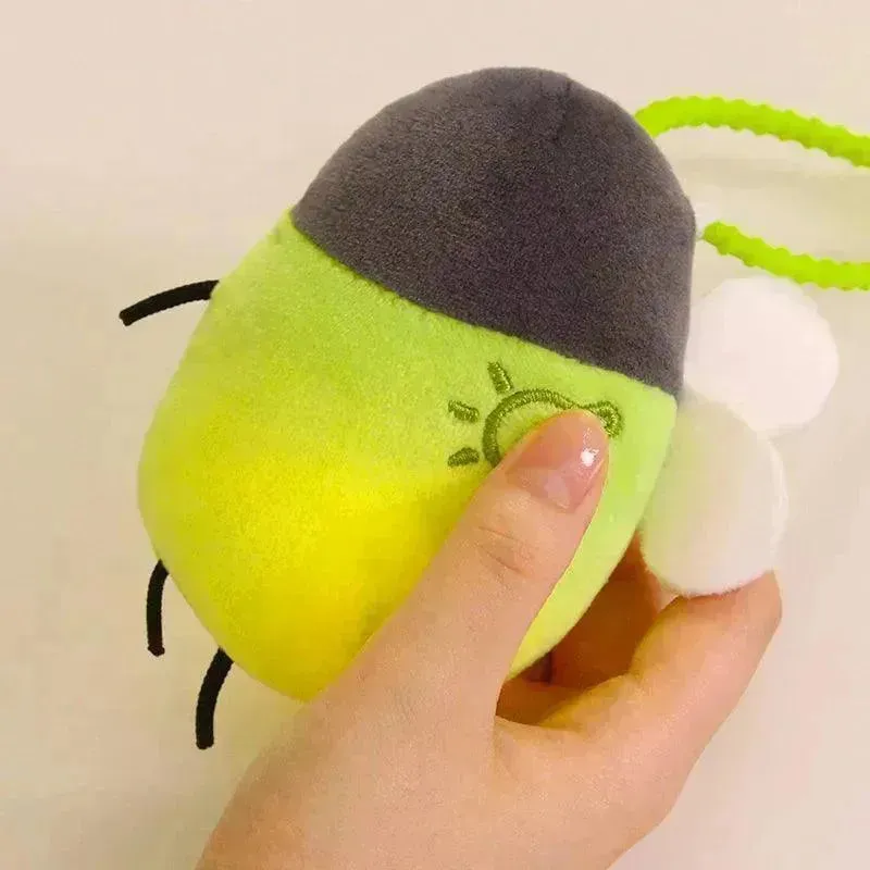 Glow-in-the-Dark Firefly Plush Pendant