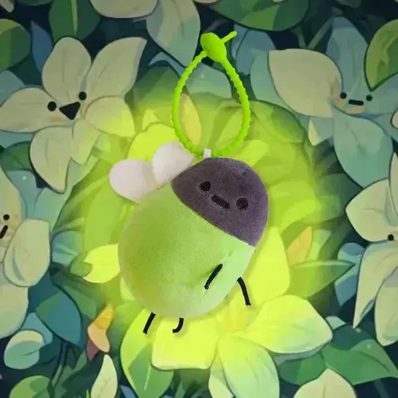 Glow-in-the-Dark Firefly Plush Pendant