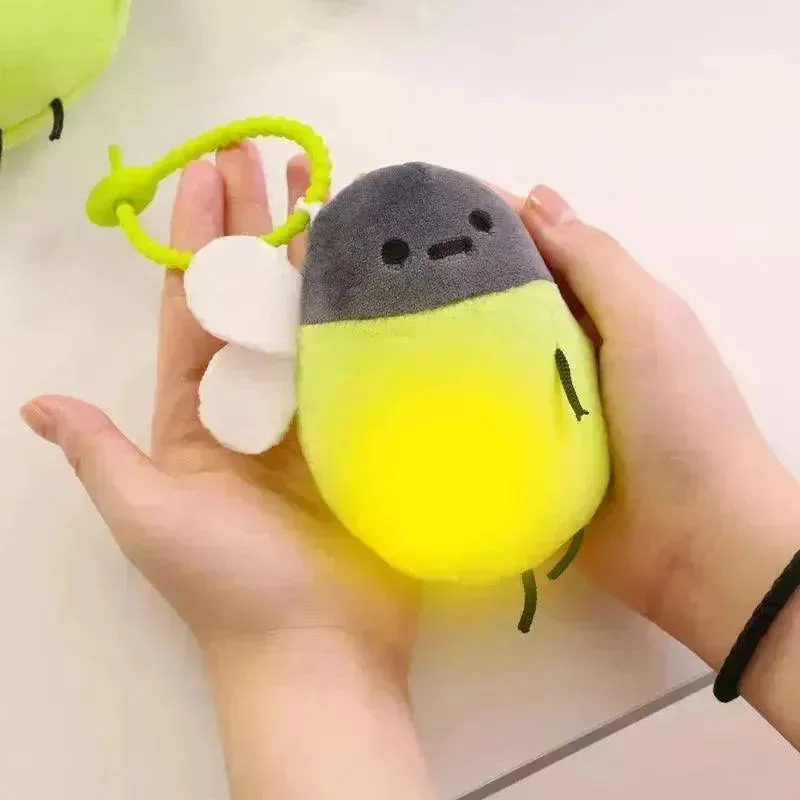 Glow-in-the-Dark Firefly Plush Pendant