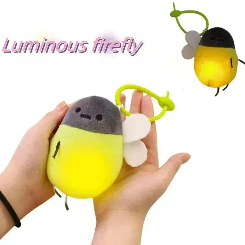 Glow-in-the-Dark Firefly Plush Pendant