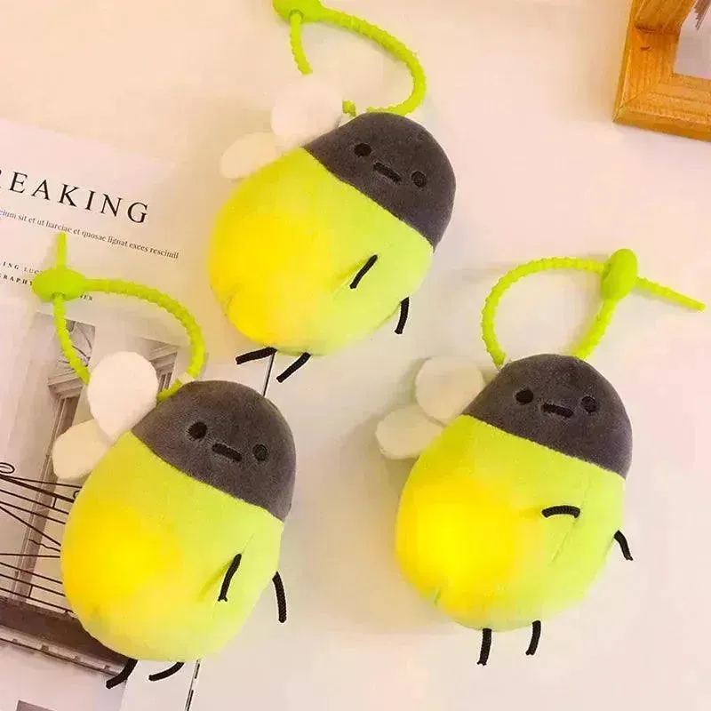 Glow-in-the-Dark Firefly Plush Pendant