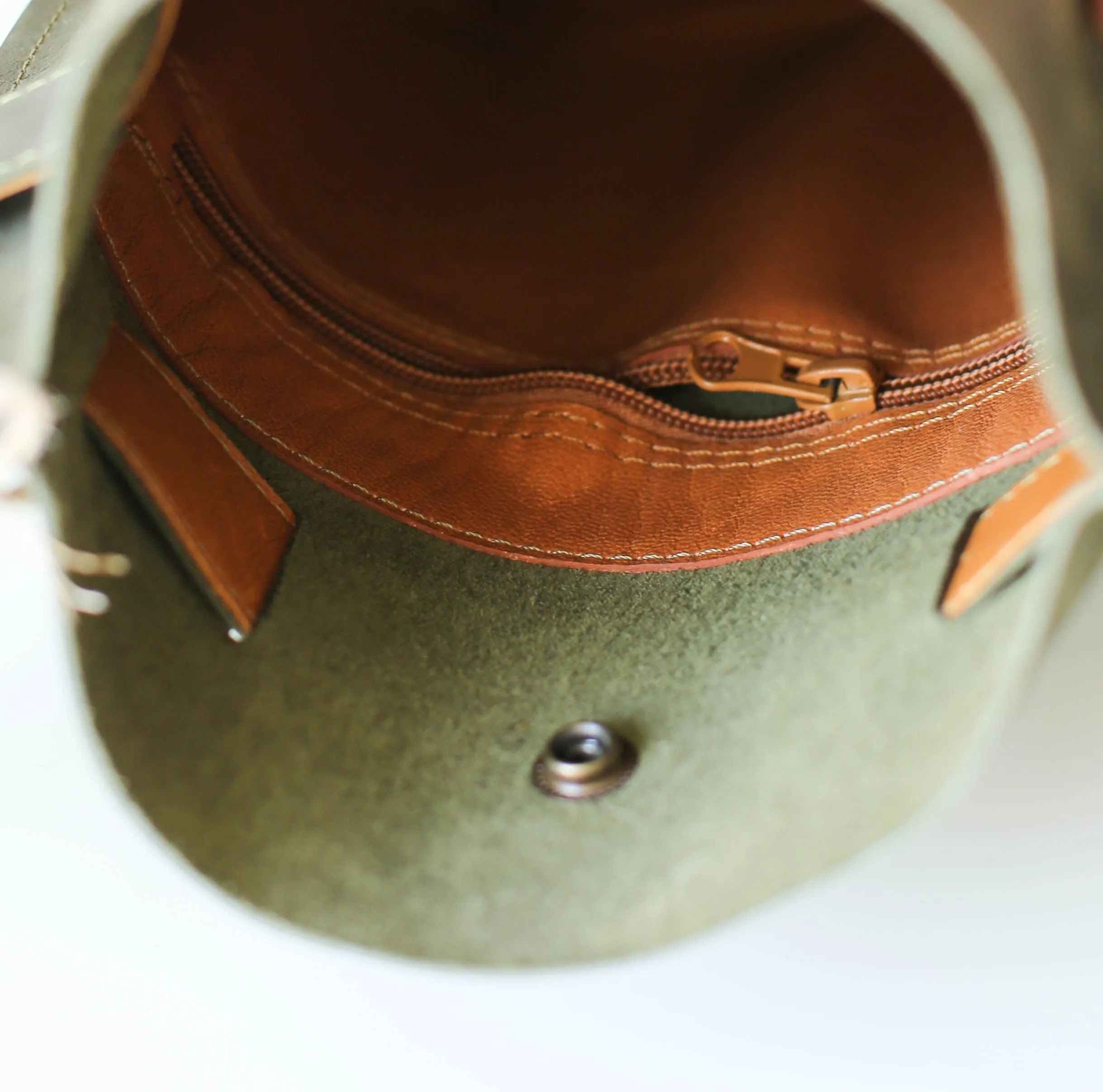 Green Leather Handbag