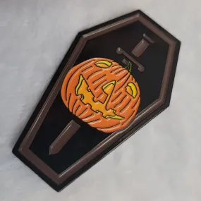 Halloween Coffin Pin