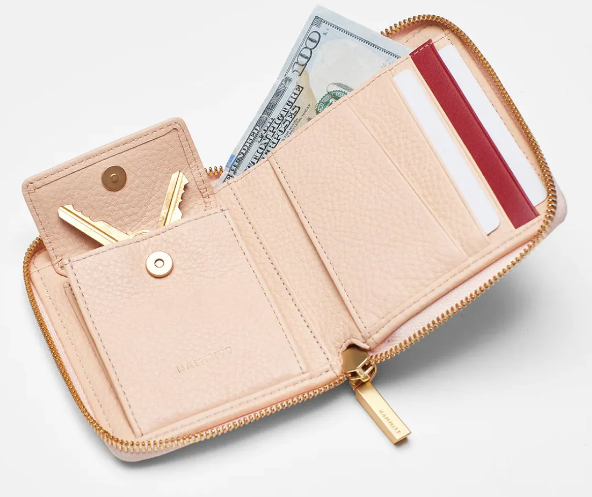 Hammitt 5 North Wallet in Champagne Pink