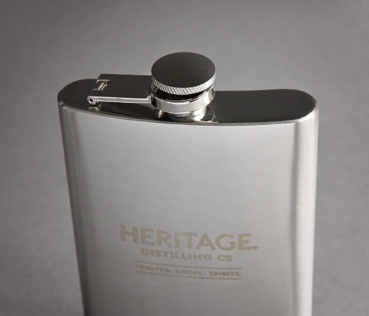 Heritage Logo Flask