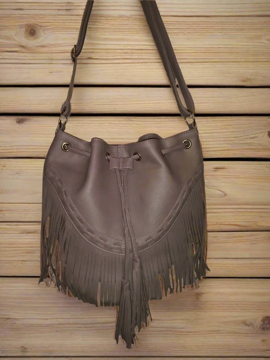 Hobo Bag W/Tassels