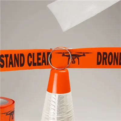 Hoodman drone flight zone boundary caution tape kit