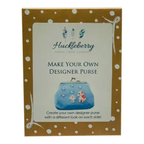 Huckleberry Make Your Own Designer Purse - Unicorns & Rainbow