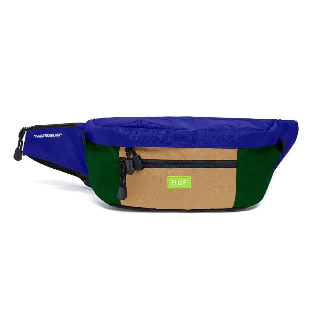 Huf Hyde Waist Hip Bag Blue and Green