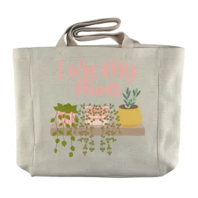 I Wet My Plants | Houseplant Reusable  Grocery Tote