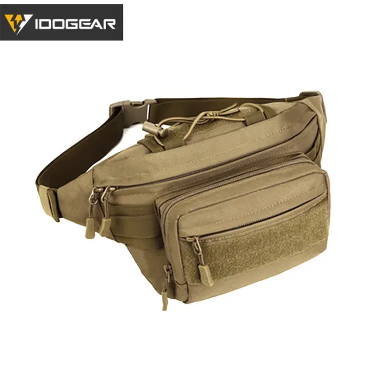 IDOGEAR Tactical Fanny Pack Waist Bag Camo Waist Pack Gear Tactical Pouch 3544