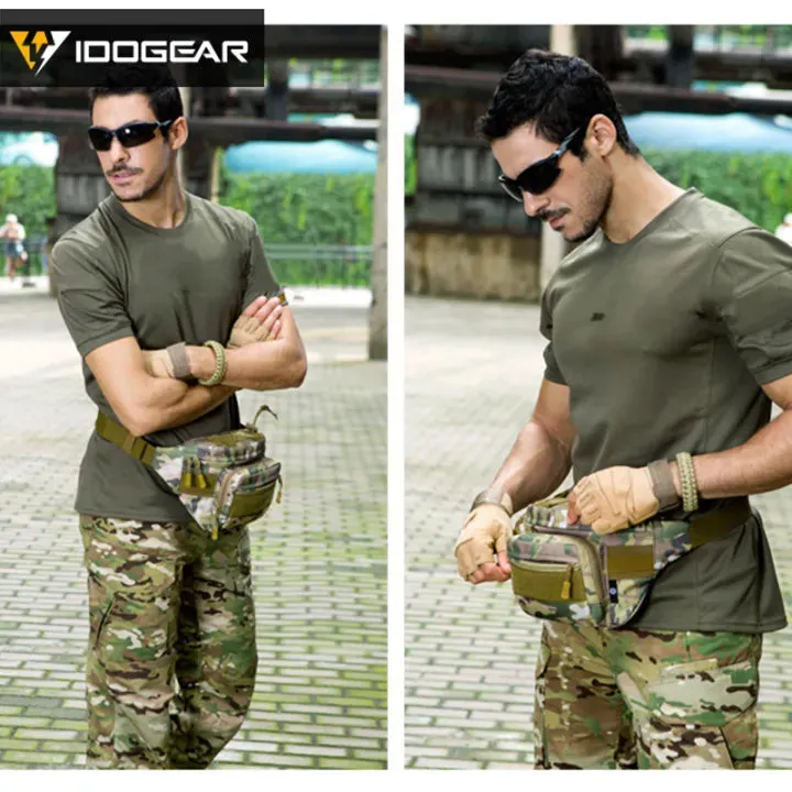 IDOGEAR Tactical Fanny Pack Waist Bag Camo Waist Pack Gear Tactical Pouch 3544