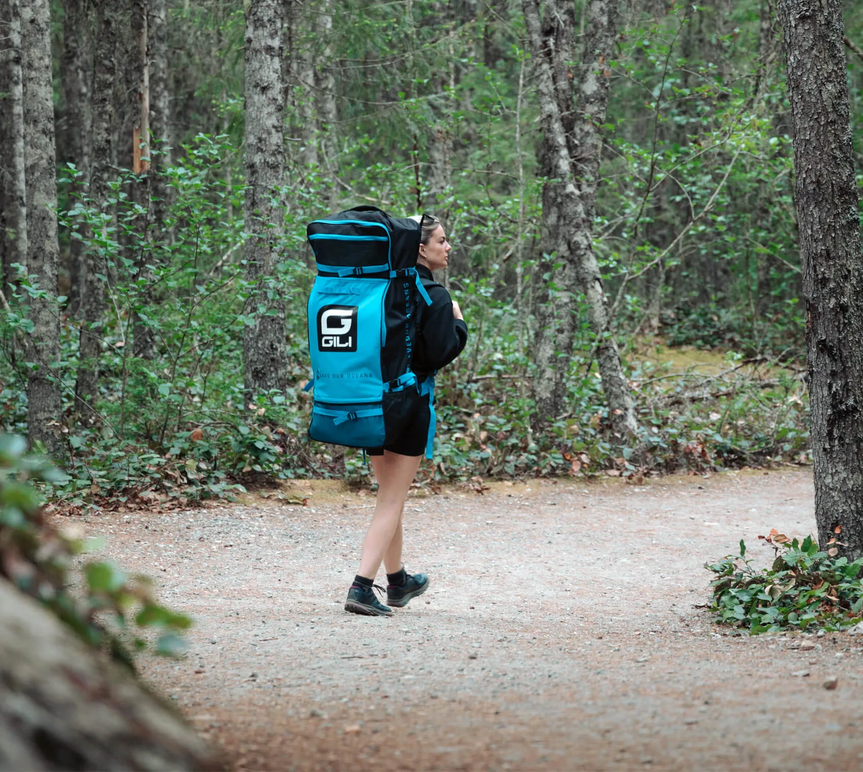 Inflatable iSUP Backpack