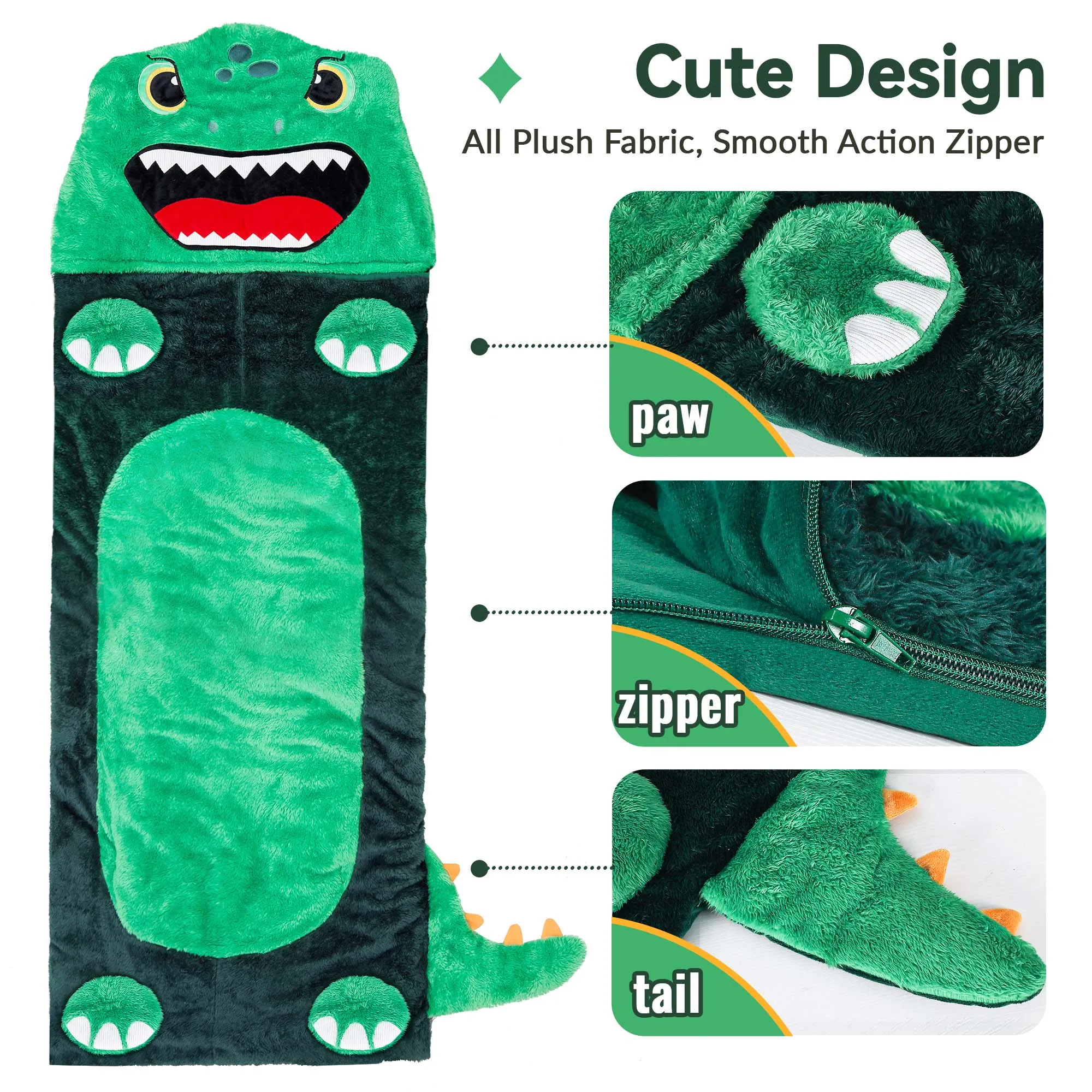 iPlay, iLearn Kids Dinosaur Sleeping Bag