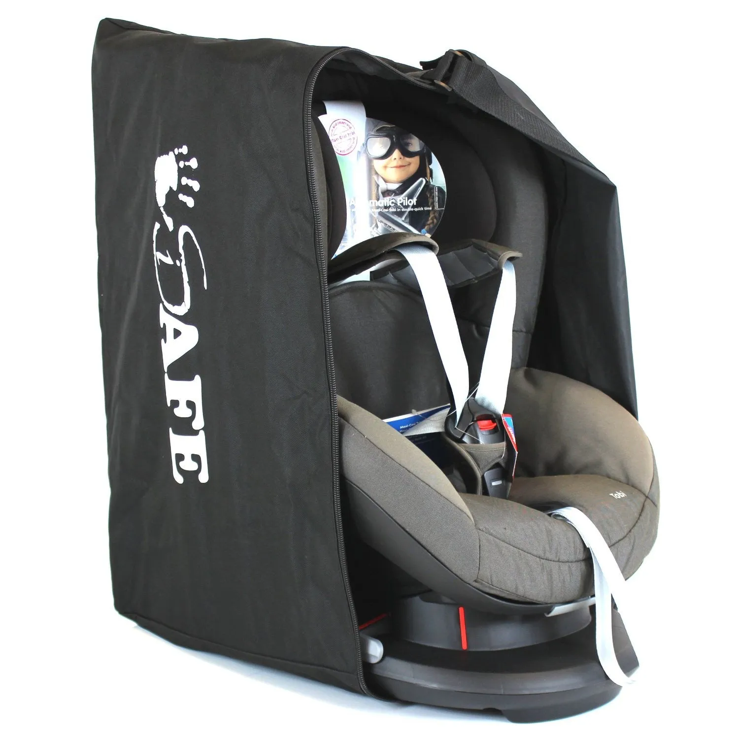 iSafe Universal Carseat Travel / Storage Bag For Maxi-Cosi Axiss Car Seat (Concrete Grey)