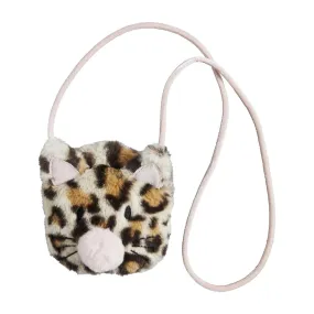 Ivory Leopard Cat Purse