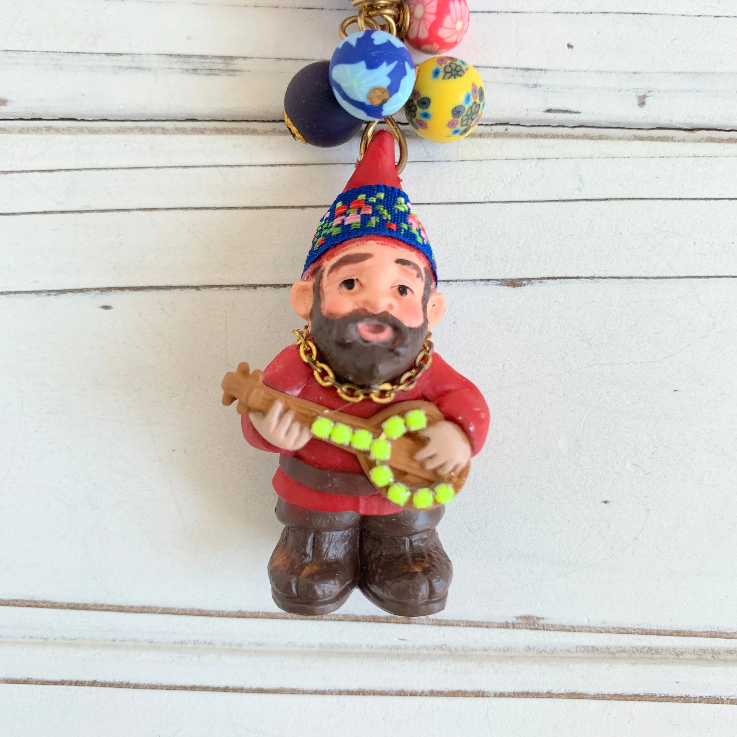 Jasper the Garden Gnome Bag Charm