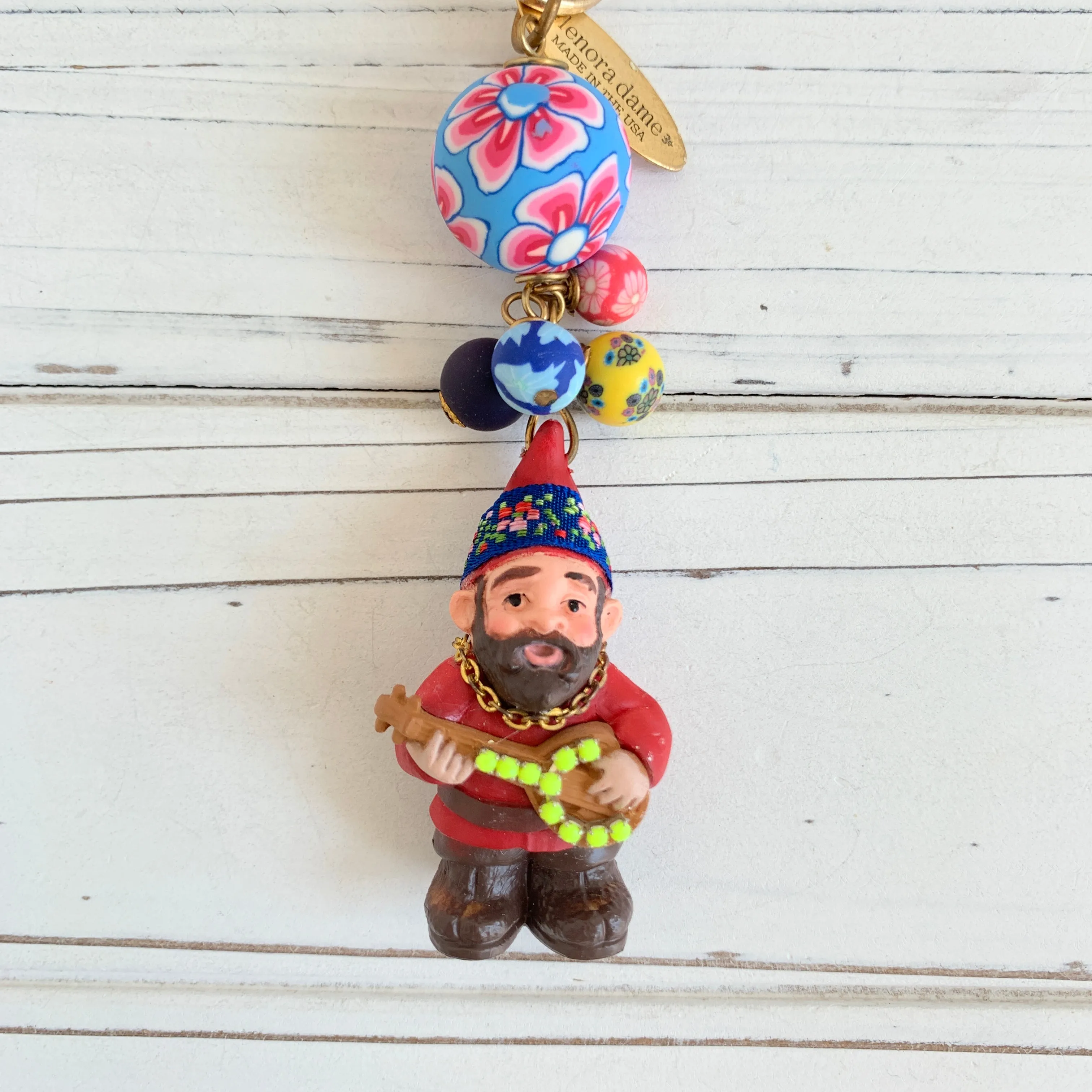 Jasper the Garden Gnome Bag Charm