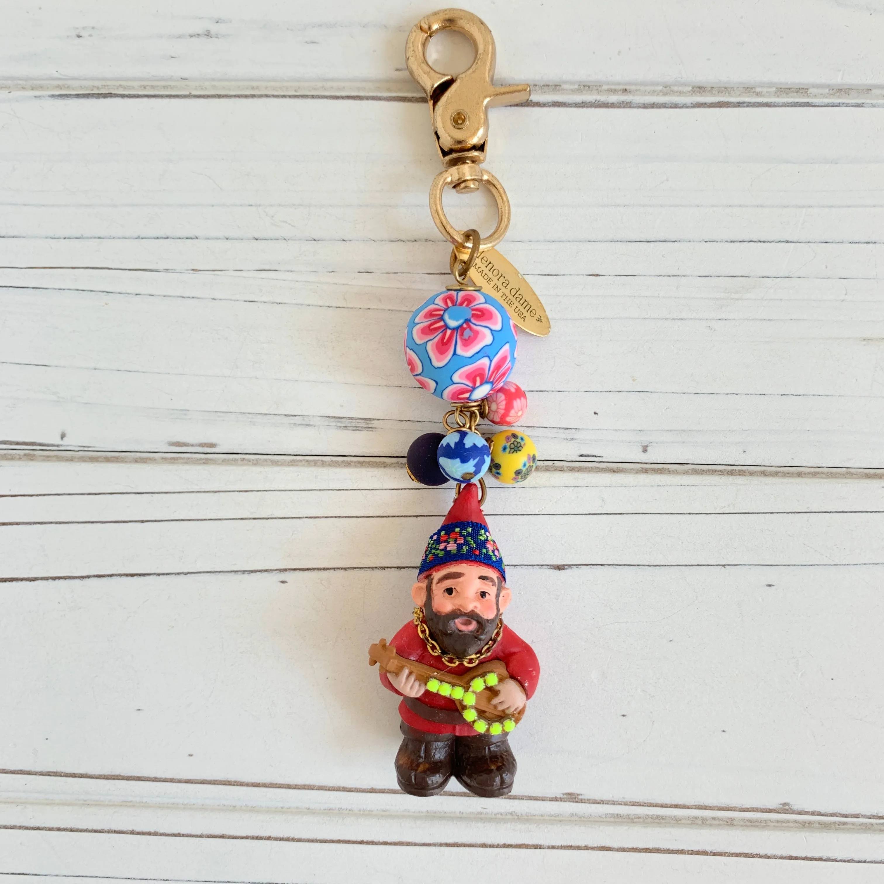 Jasper the Garden Gnome Bag Charm