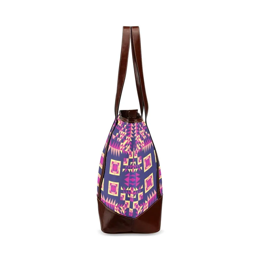 Kaleidoscope Bleu Tote Handbag