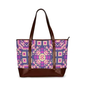 Kaleidoscope Bleu Tote Handbag