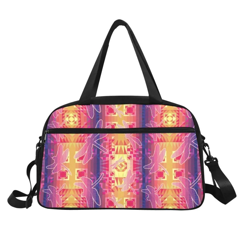 Kaleidoscope Dragonfly Fitness Handbag