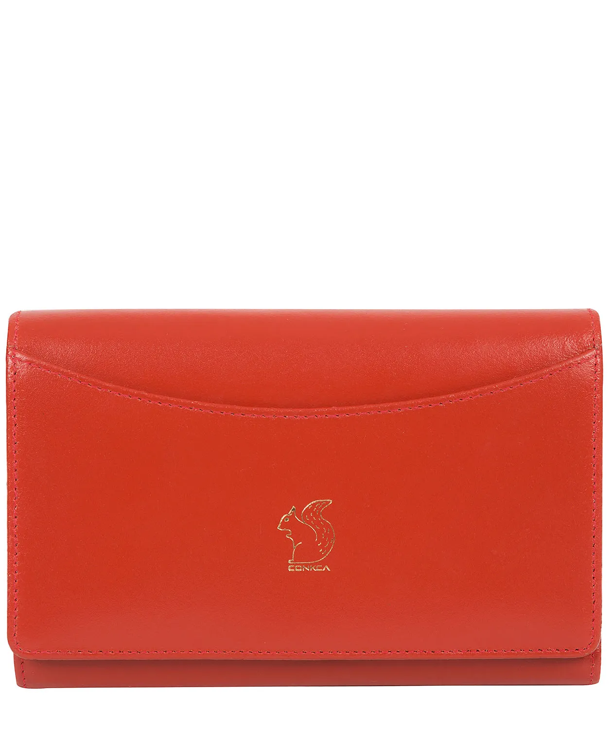 'Kali' Ginger Leather Purse