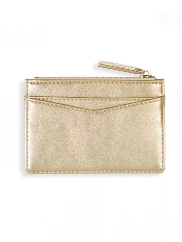 Katie Loxton T Mini Metallic Purse Gold KLB512