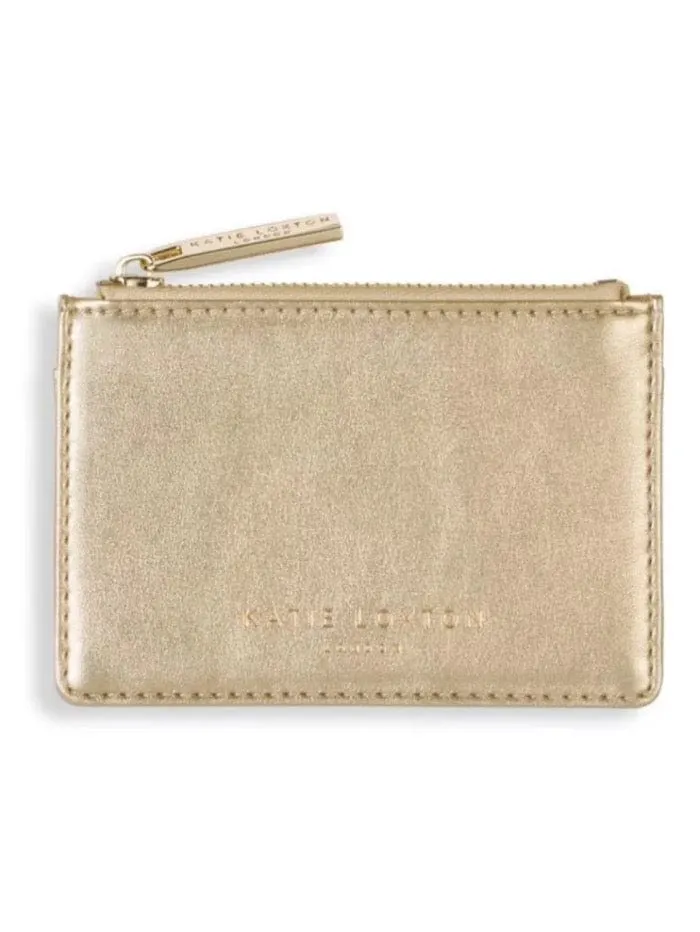 Katie Loxton T Mini Metallic Purse Gold KLB512