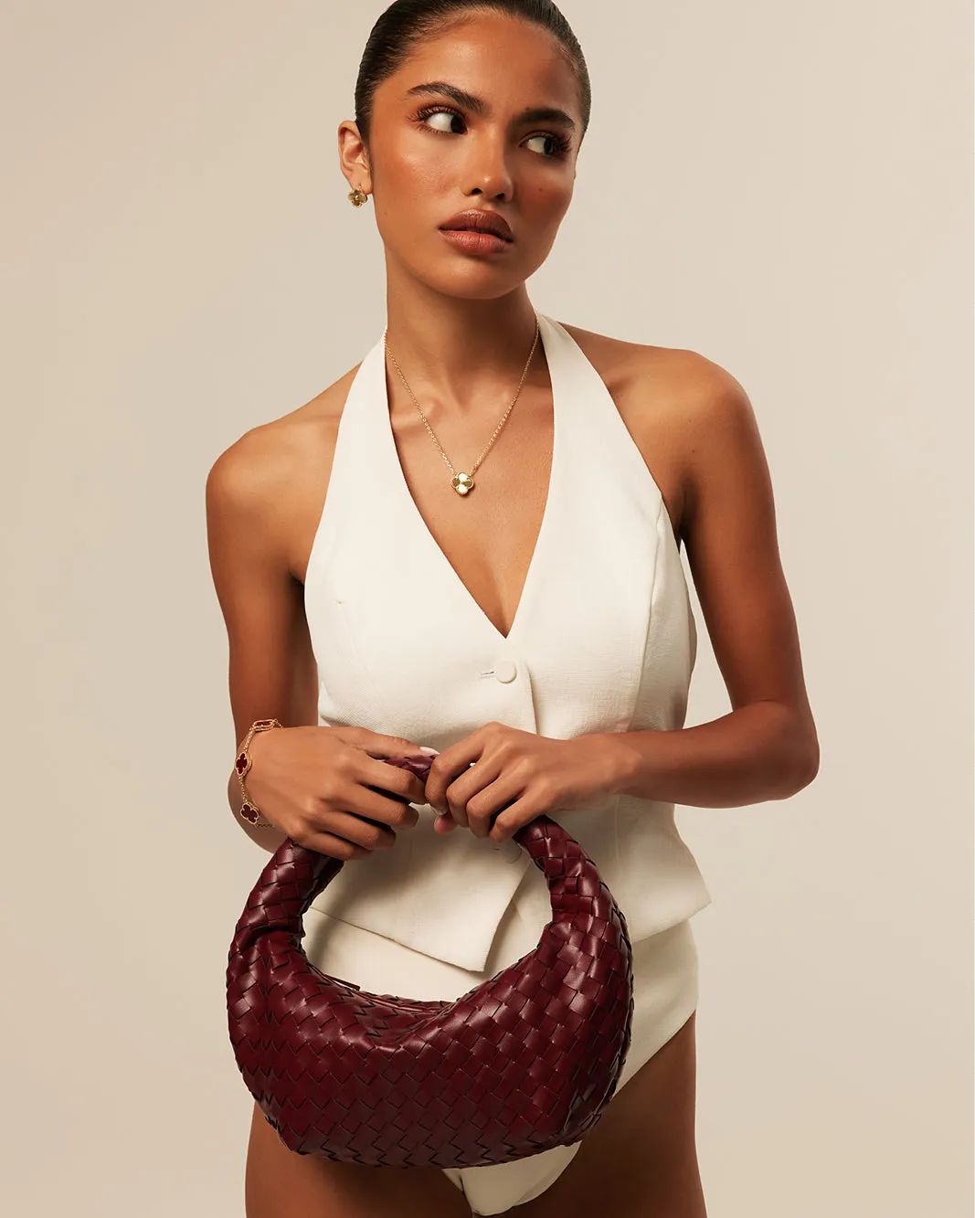 KERI SHOULDER BAG - WINE