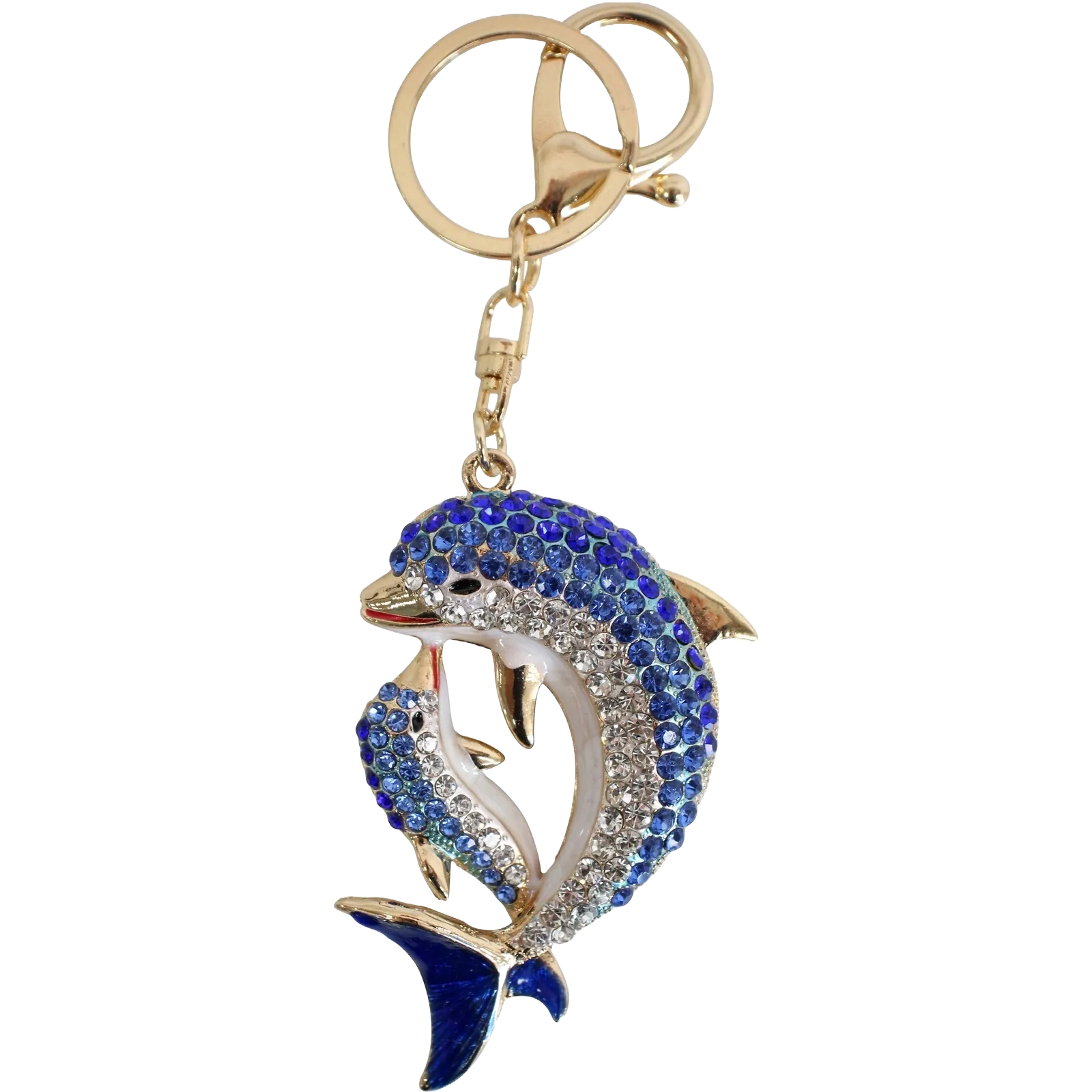 Keyring Dolphin Pair