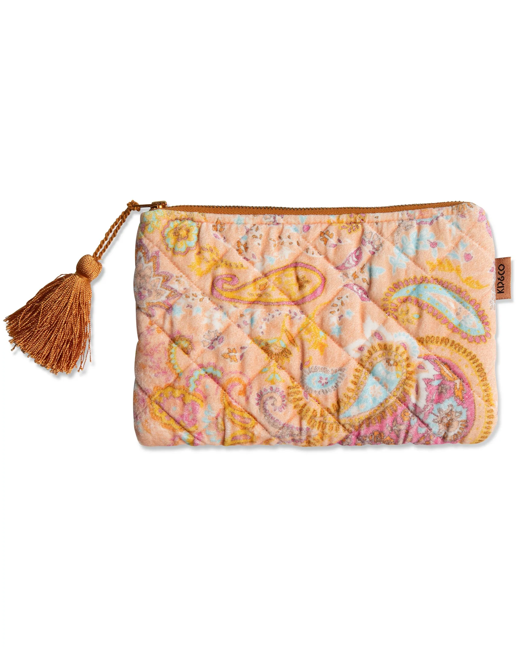 Kip & Co | Paisley Paradise Velvet Cosmetics Purse