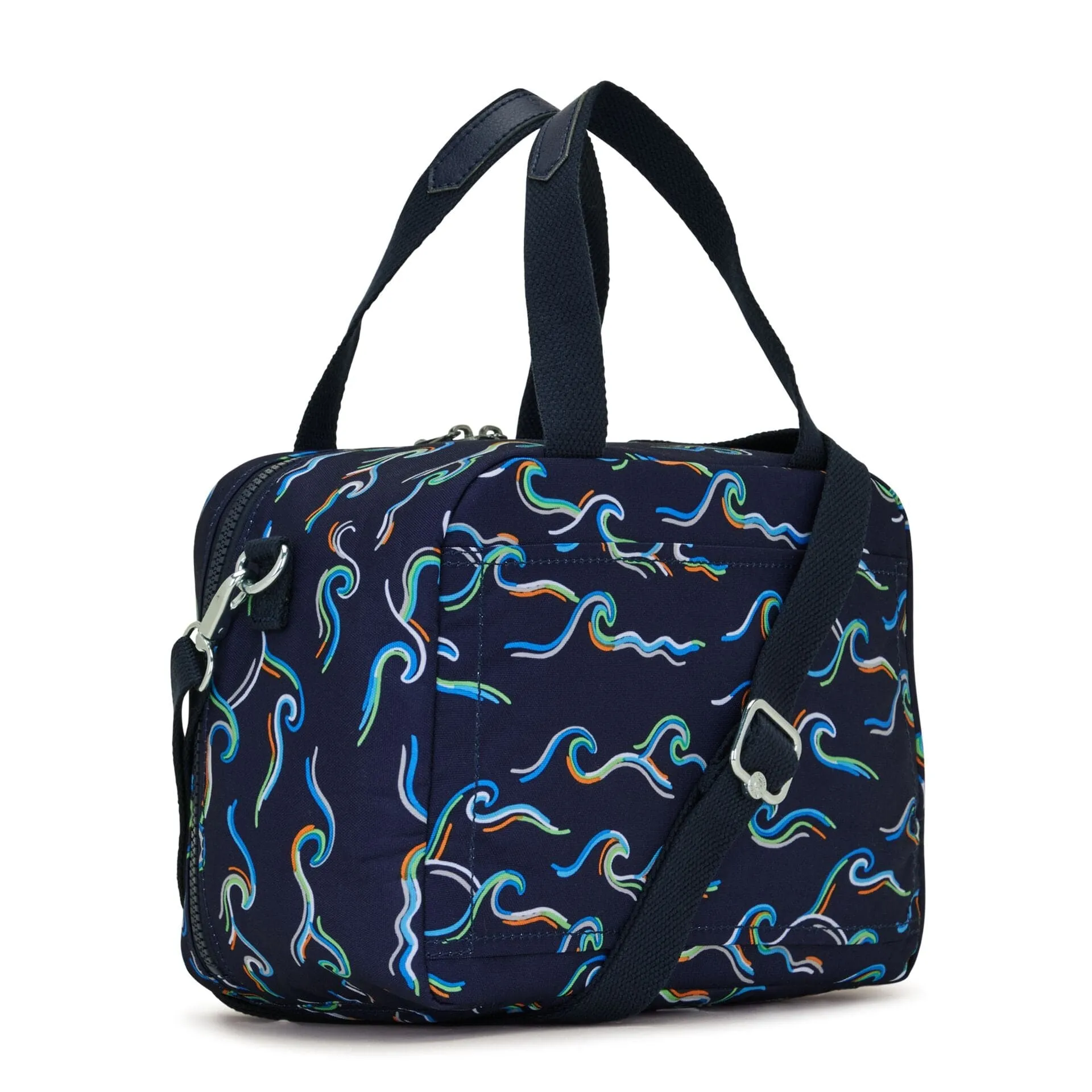 Kipling Miyo Fun Ocean Print Large Lunch Bag with Trolley Sleeve C2I2989-W92