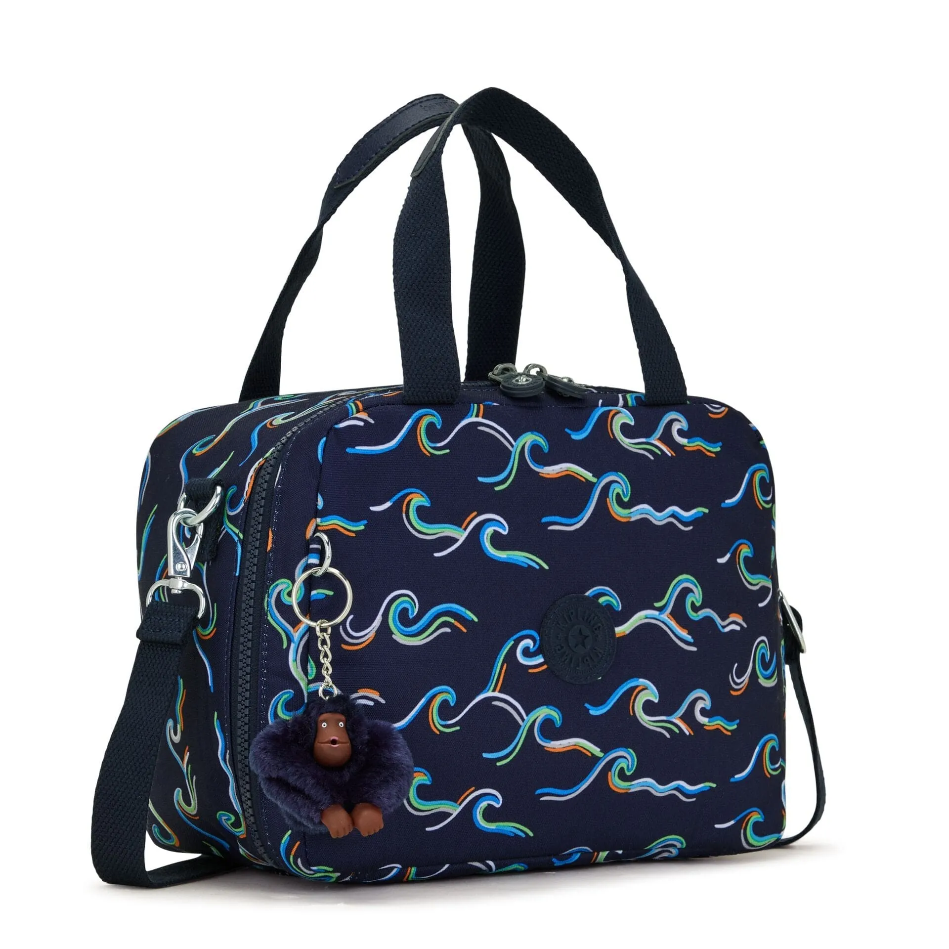 Kipling Miyo Fun Ocean Print Large Lunch Bag with Trolley Sleeve C2I2989-W92