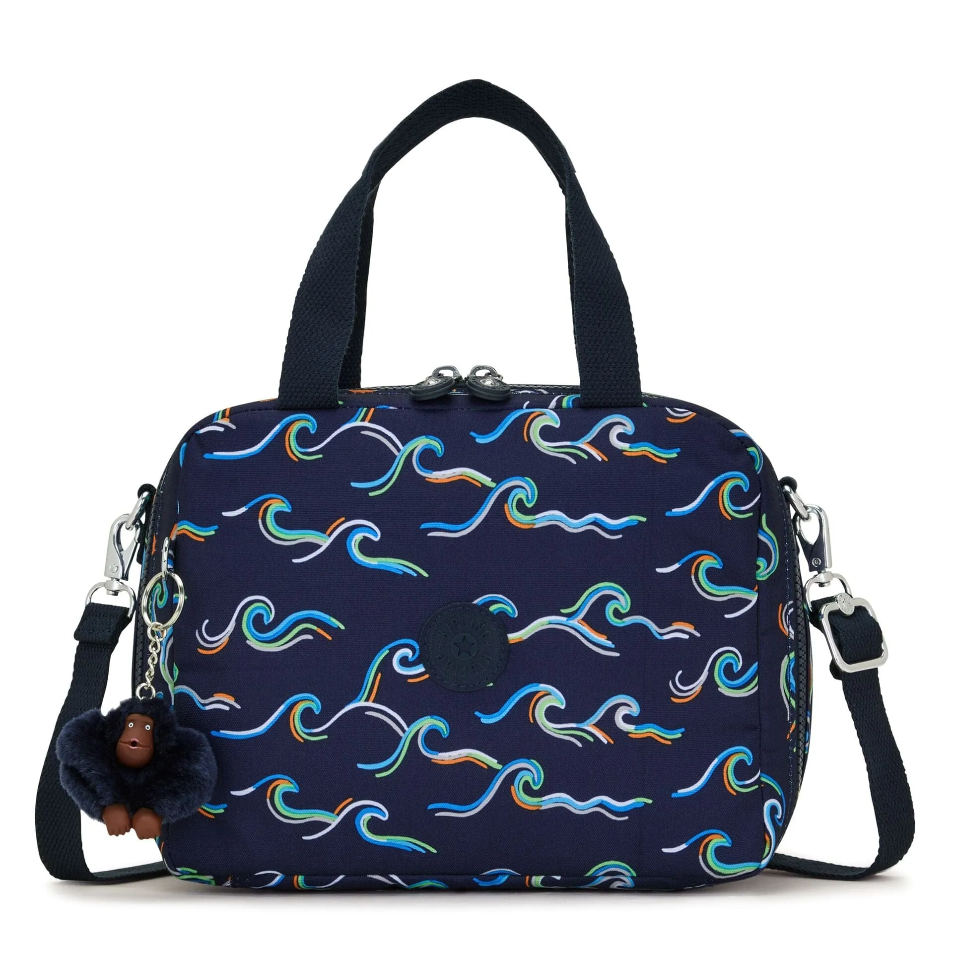 Kipling Miyo Fun Ocean Print Large Lunch Bag with Trolley Sleeve C2I2989-W92