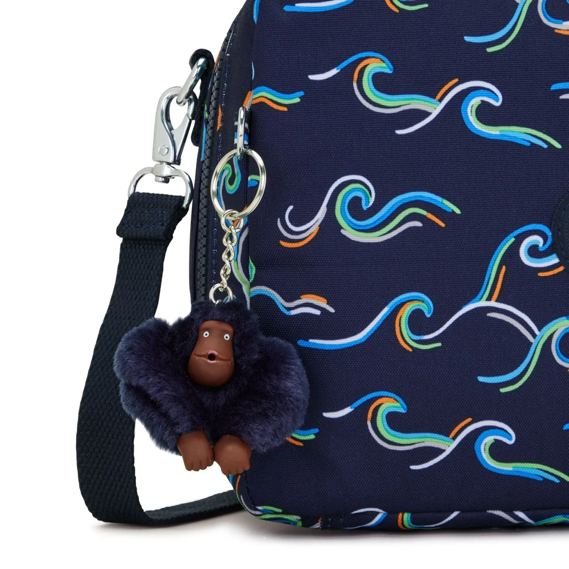 Kipling Miyo Fun Ocean Print Large Lunch Bag with Trolley Sleeve C2I2989-W92