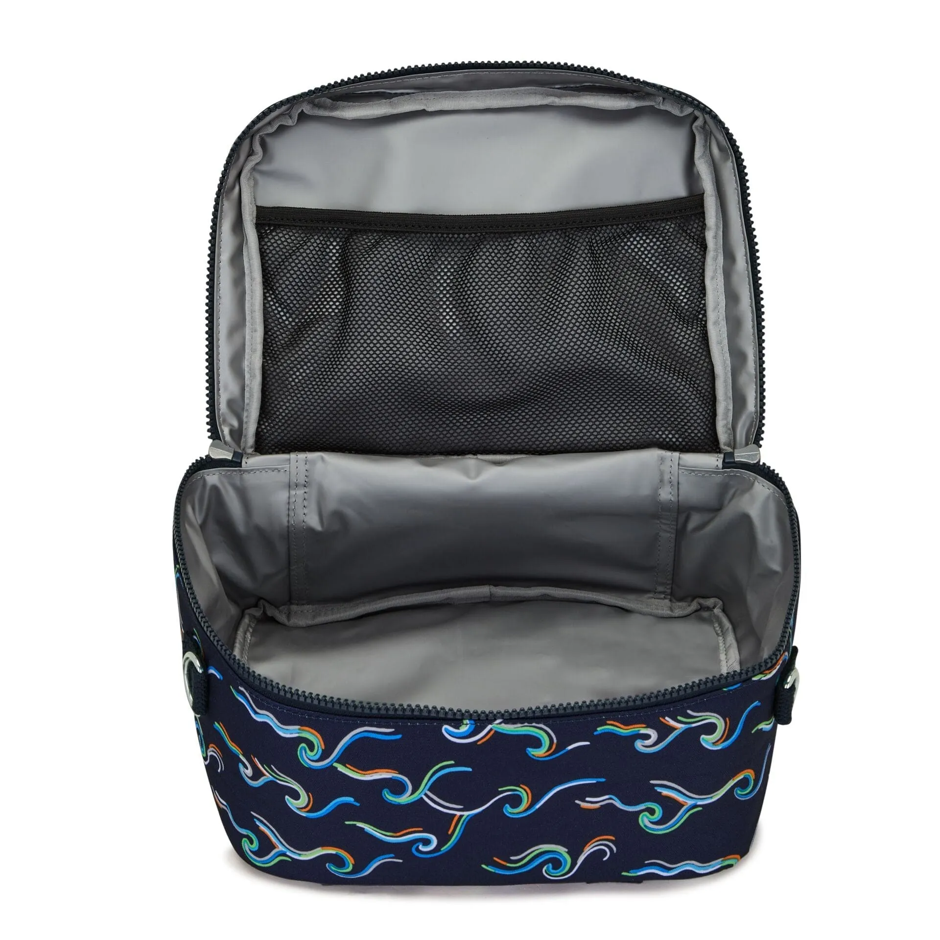 Kipling Miyo Fun Ocean Print Large Lunch Bag with Trolley Sleeve C2I2989-W92