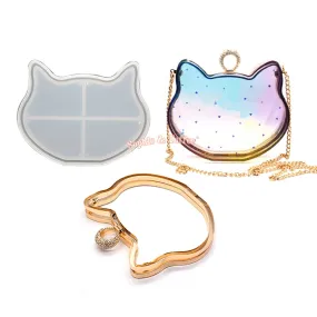 Kitty Shaker Clutch Bag Silicone Mold Kit