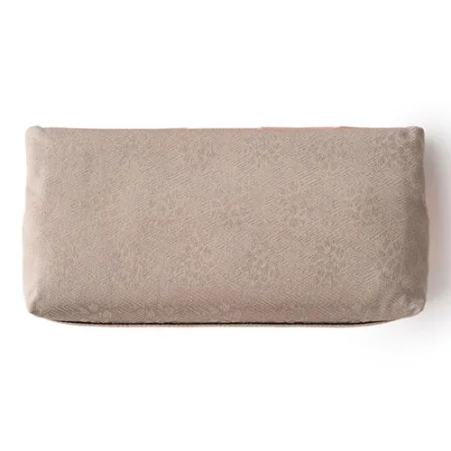 Kyo-Yuzen Clutch Bag - Rose Gray, Made in Kyoto, Japan