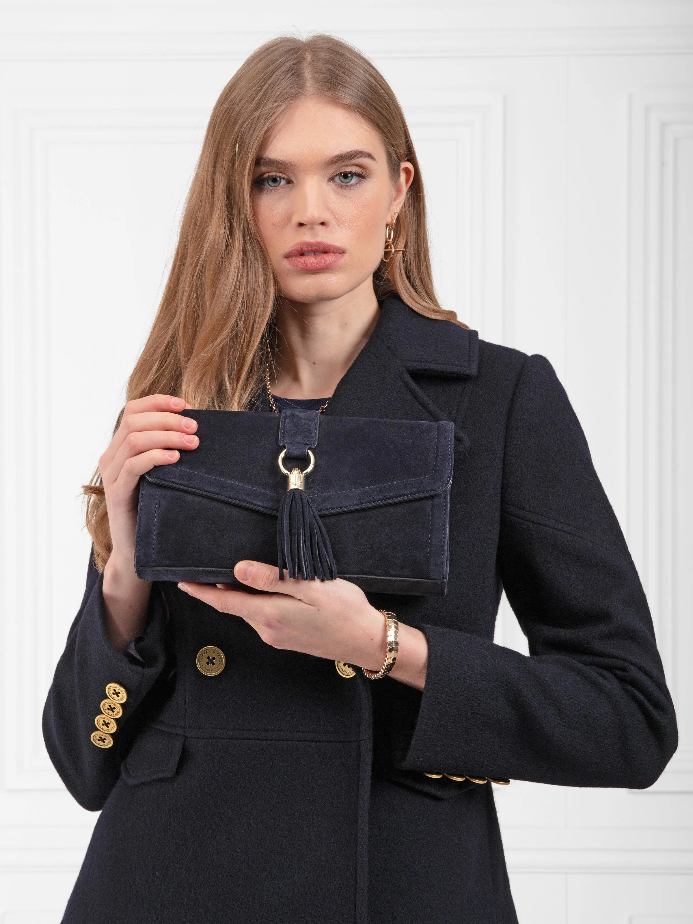 Langham Clutch - Navy