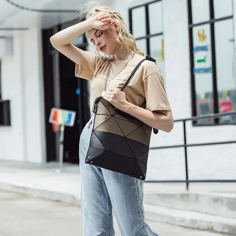 Laser Plain Folding Tote Bag Convertable Bag