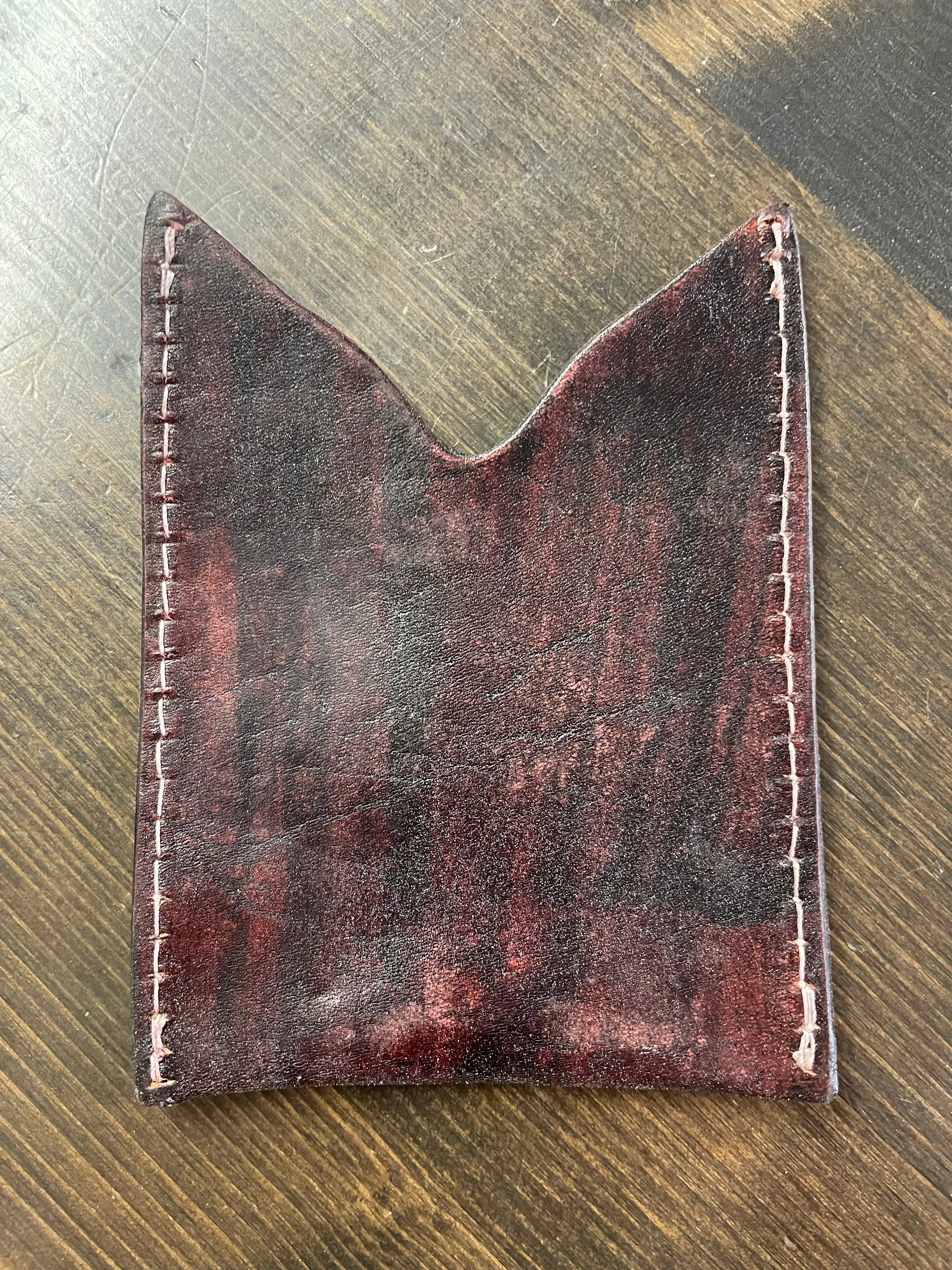 Leather Tooled Card Keeper