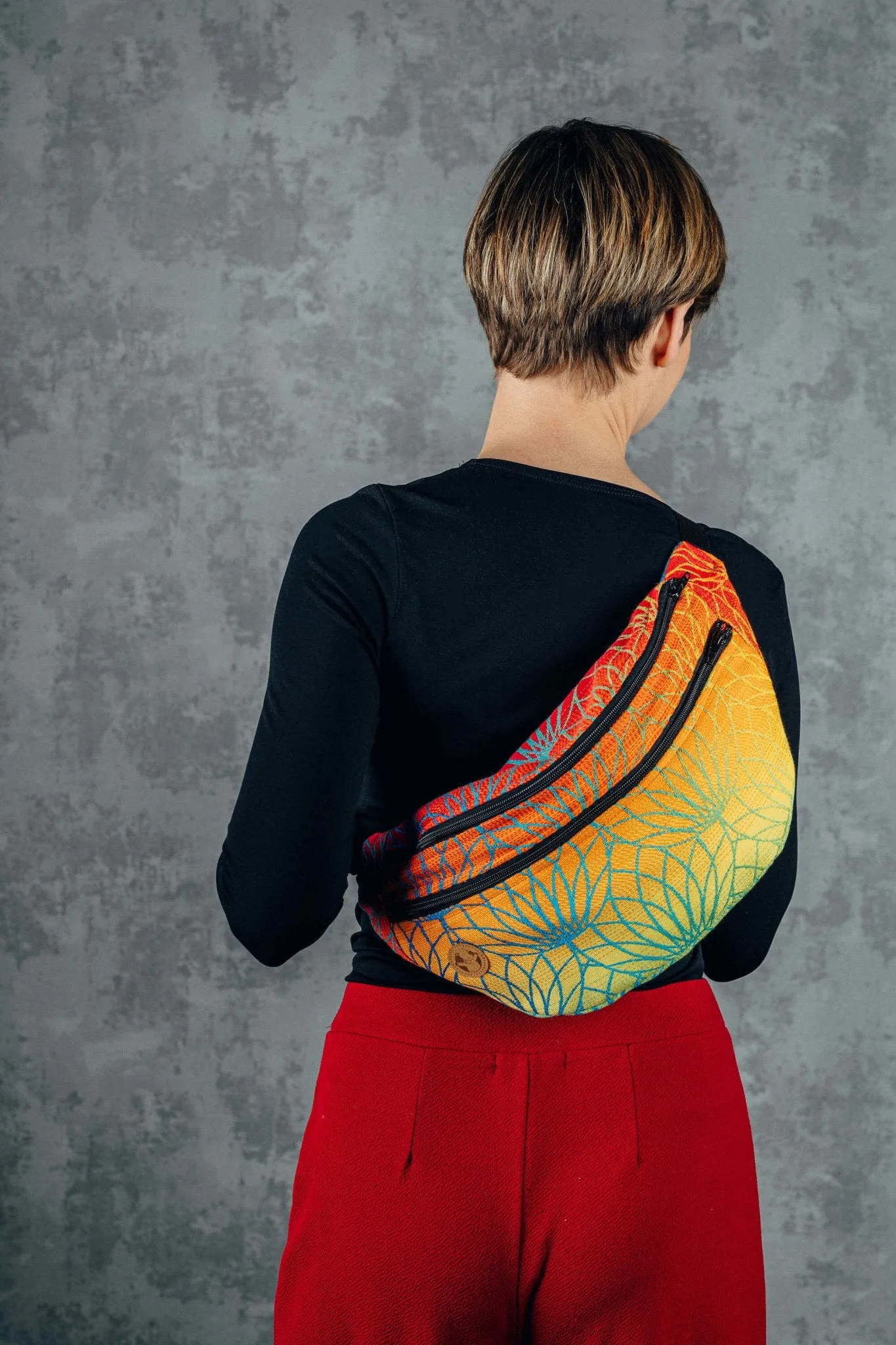 LennyLamb Waist Bag / Bum Bag Rainbow Lotus