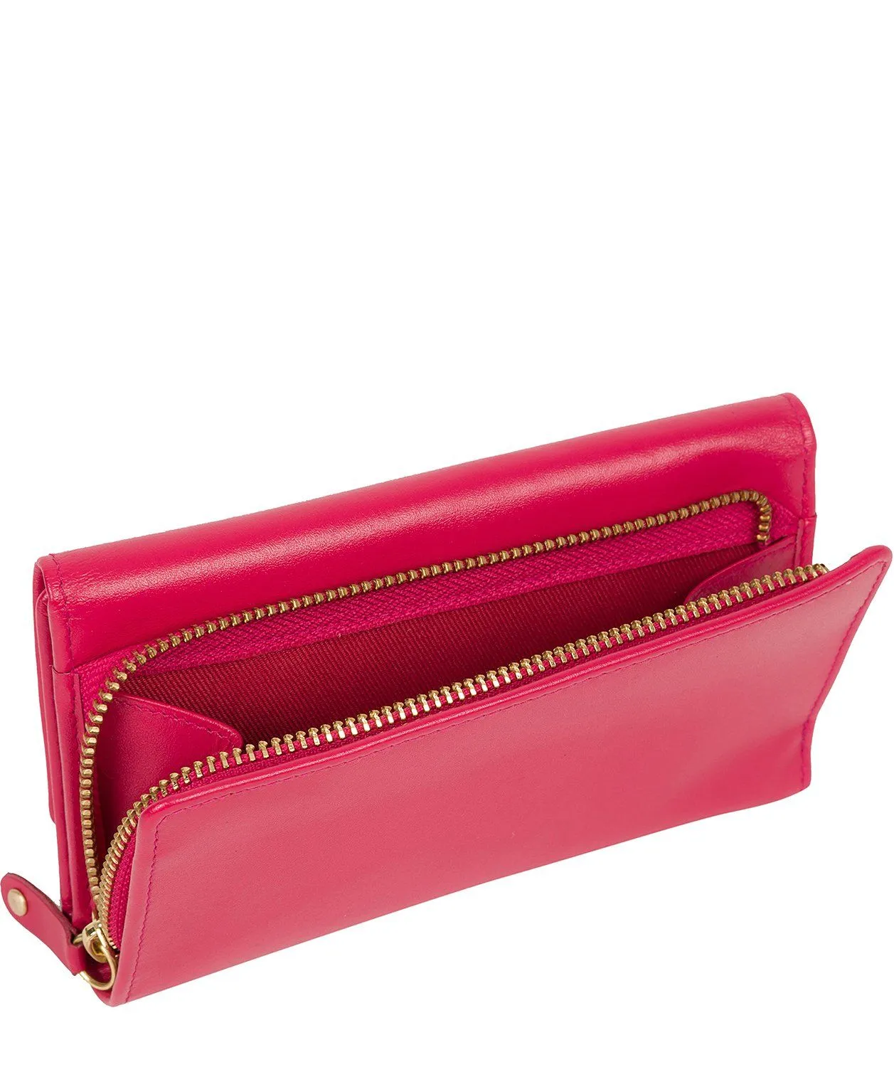 'Letitia' Fushia Leather Purse