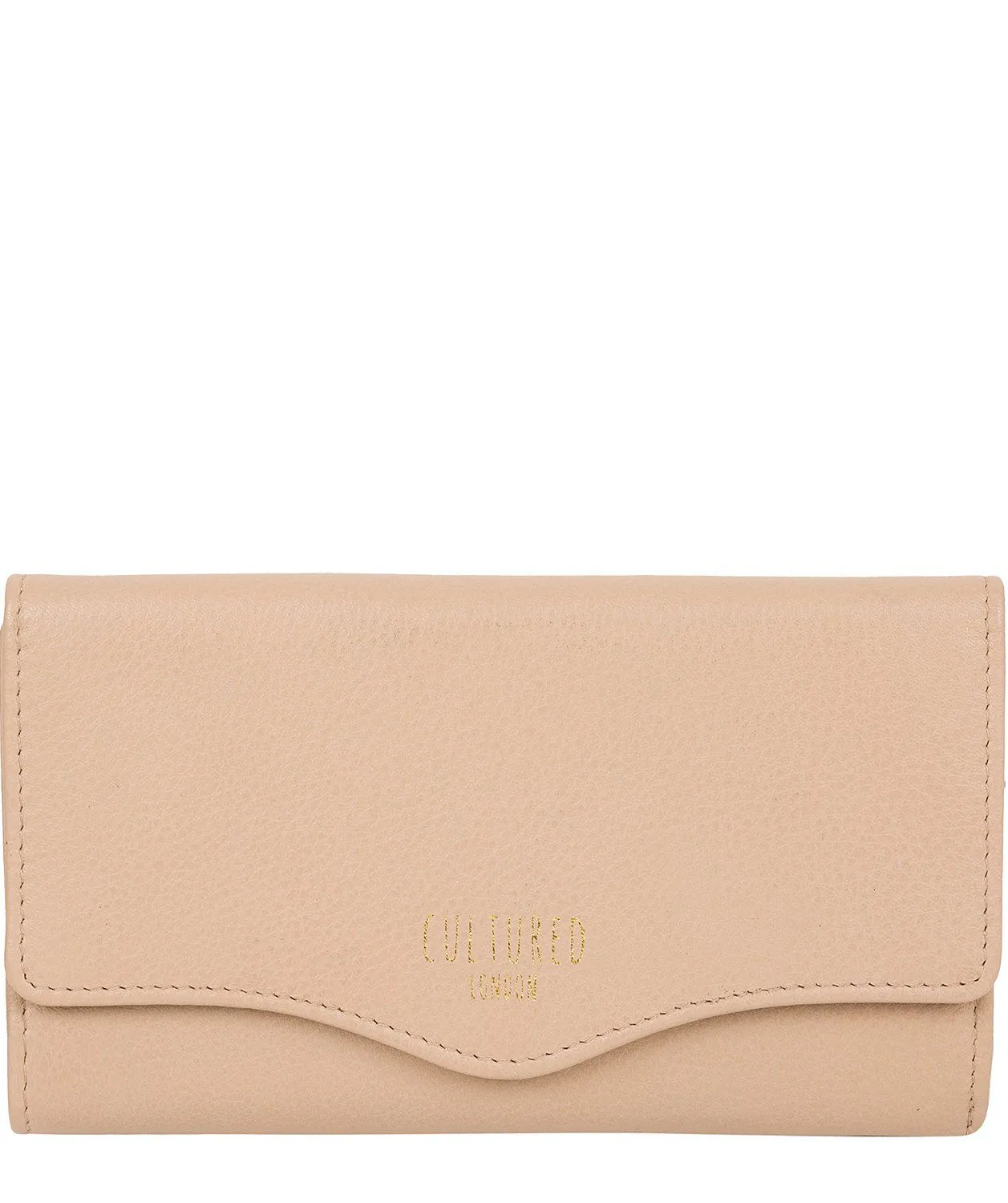 'Letitia' Latte Leather Purse