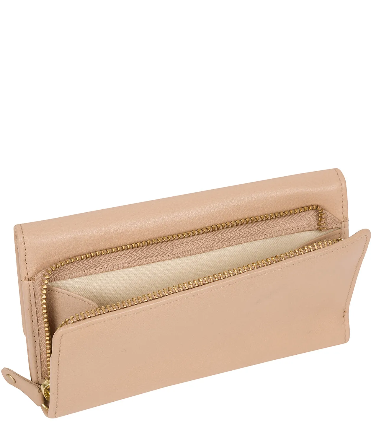 'Letitia' Latte Leather Purse