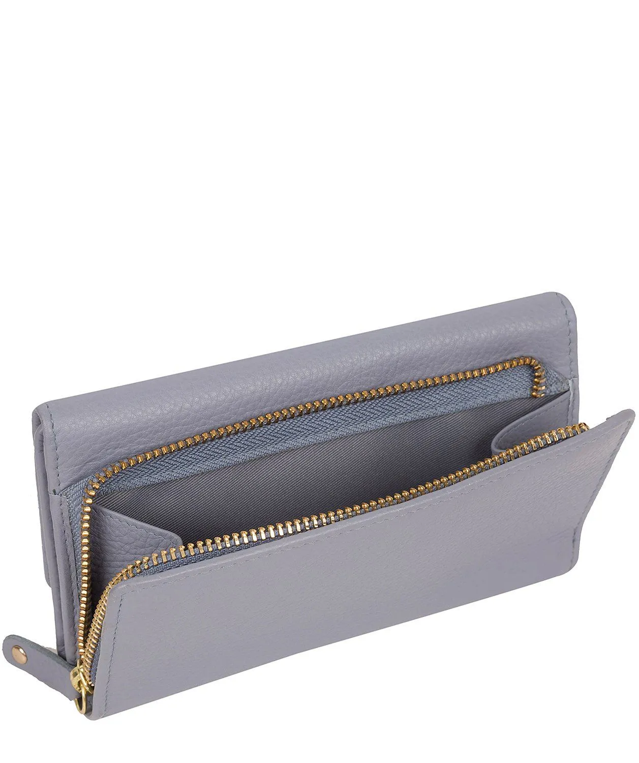 'Letitia' Pale Blue Leather Purse