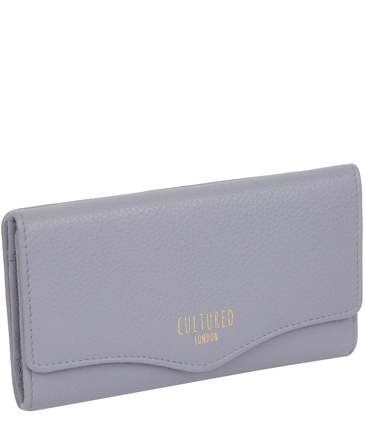 'Letitia' Pale Blue Leather Purse